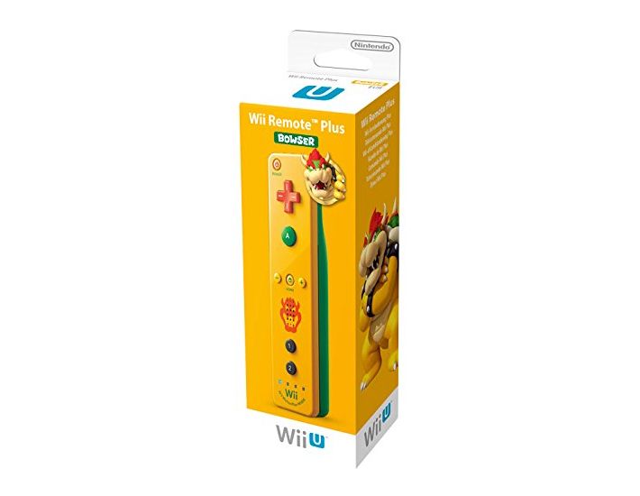 Nintendo Wii / Wii U Remote outlet Controller Plus Bowser Yellow