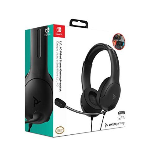 PDP Headset LVL40 Stereo Nintendo Switch Black (New)