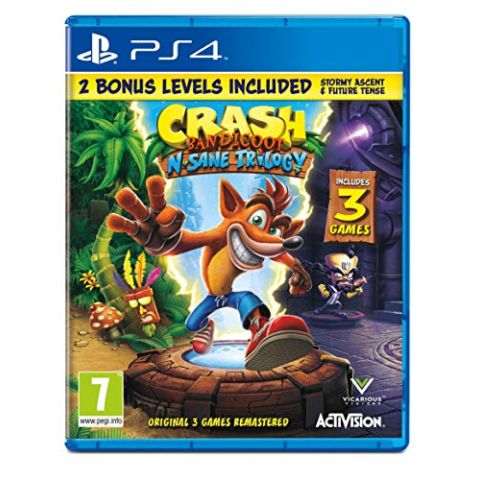 Crash Bandicoot N.Sane Trilogy (Includes 2 Bonus Levels) (PS4)