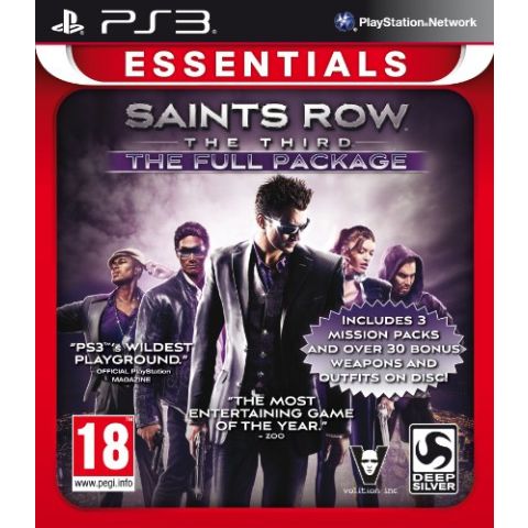 Saints Row The Third The Full Package Essentials PS3 New