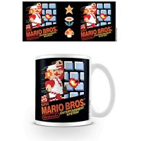 Pyramid International" Super Mario (NES Cover) Official Boxed Ceramic Coffee/Tea Mug, Paper, Multi-Colour, 11 x 11 x 1.3 cm (New)