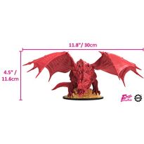 Epic Encounters: Lair of the Red Dragon - RPG Fantasy Roleplaying Tabletop Game with HUGE Boss Miniature, Double-Sided Game Mat, & Game Master Adventure Book with Monster Stats, 5E Compatible (New)